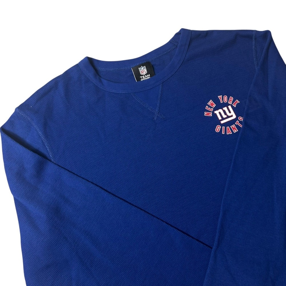 New York Giants Sweatshirt Womens XL Blue NFL New Era Collab‎ Long Sleeve NWT